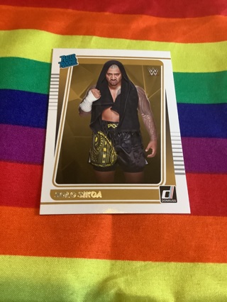 WWE Panini Chronicles 2022 Collectible Wrestling Rated Rookie Card #115 Solo Sikoa