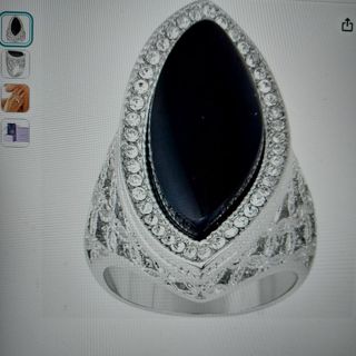 Jewelili new cocktail ring size 7, retails for $101