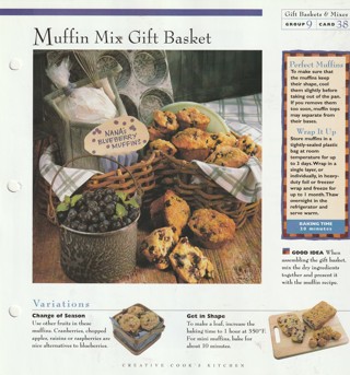 Making Gift Baskets and Mixes Leaflet: Muffin Mix Gift Basket