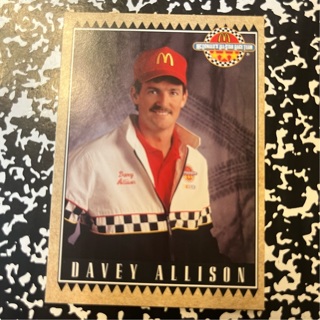 Davey Allison trading card