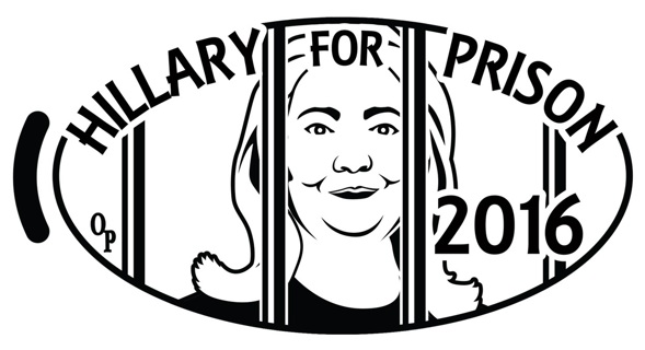HILLARY FOR PRISON 2016 - Elongated DIME (NOT Penny)!!!