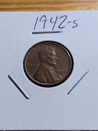 1942-S Lincoln Wheat Penny! 21