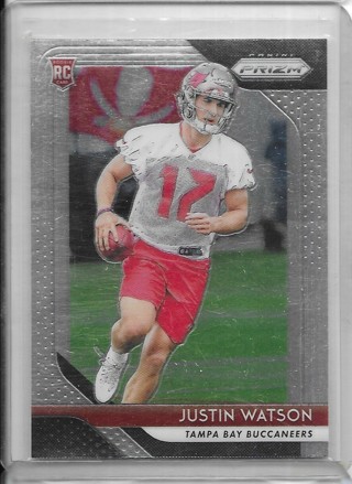 Justin Watson 2018 Prizm #273 Rookie Card