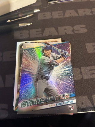 2024 topps stars of mlb rc evan carter