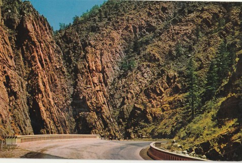 Vintage Unused Postcard: o: Big Thompson Canyon, CO