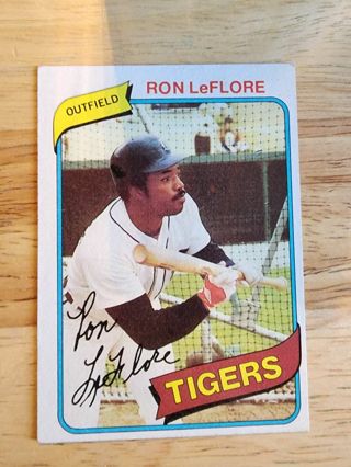 80 Topps Ron LeFlore #80