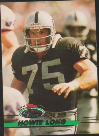 1993 Stadium Club Howie Long Los Angeles Raiders #151