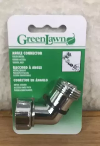 NEW GREEN LAWN ANGLE HOSE CONNECTOR
