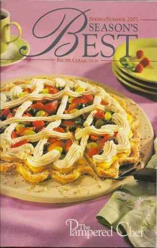 NEW PAMPERED CHEF SEASONS BEST COOKBOOK