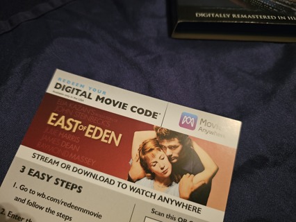 East of Eden 4K digital code ONLY 