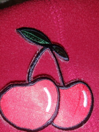 Cherry Sew-On Patch 