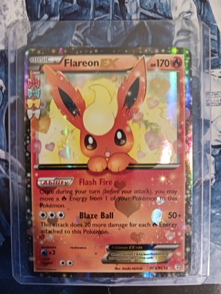 Pokémon TCG Flareon-EX Generations RC6 Holo Holo Rare EX