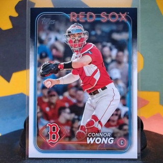 Connor Wong Baseball Base Card #104 Boston Red Sox 2024 Topps Series 1 MLB USA