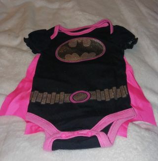 Baby Girl bat girl onesie size 0-3m
