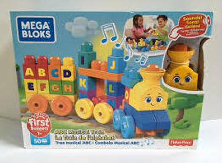 ABC Blocks Building Musical Train