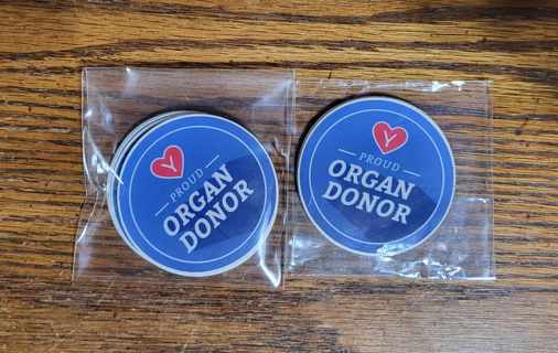 14 Organ Donor Stickers