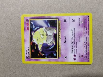 Pokemon Base Set Drowzee 49/102 #1