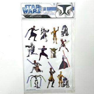 NIP Star Wars Stickers Sheet Characters 