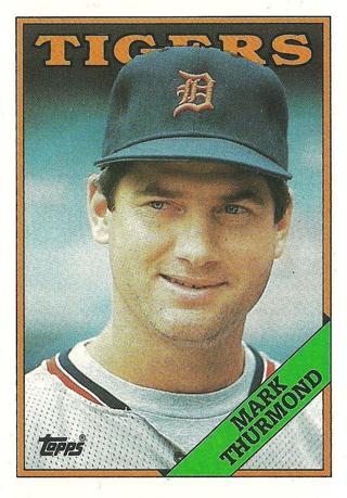 Mark Thurmond 1988 Topps Detroit Tigersx