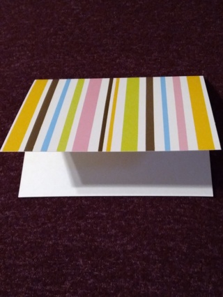 Striped Notecard 