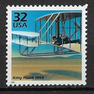 1998 Sc3182g Celebrate the Century: 1900's Wright Brothers MNH