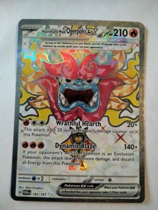 Ogerpon ex 192/167 double rare holo nm pokemon