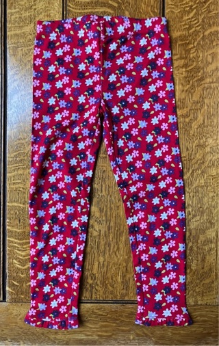 3T flowered leggings