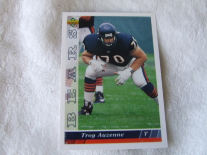 1993 Troy Auzenne Chicago Bears Upper Deck Card #113