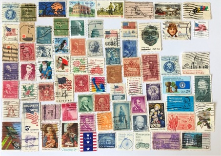 100+ USA Stamps 