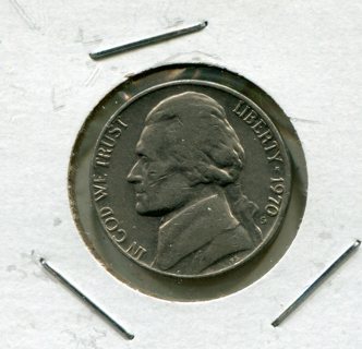 1970 S Jefferson Nickel