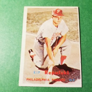 1957 TOPPS BASEBALL CARD -  NO. 245 - RIP REPULSKI - PHILLIES