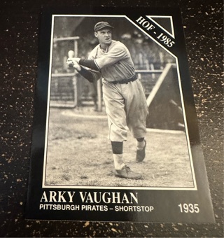 Arky Vaughan 