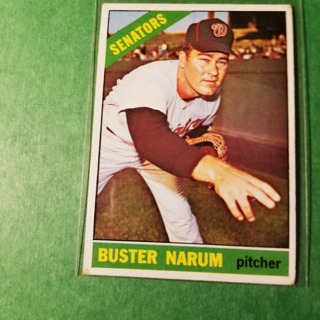 1966 - TOPPS BASEBALL CARD NO. 274 - BUSTER NARUM - SENATORS