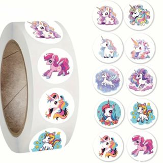 ➡️NEW⭕(10) 1" UNICORN STICKERS!!⭕(SET 4 of 4)