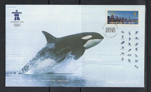 Canada Stamps - Vancouver Olympic First Day Covers X 2