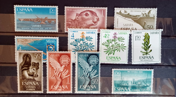 SPANISH SHARA - ODDS AND ENDS - MINT MNH - LOT2023V202