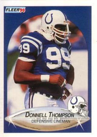 Tradingcard - 1990 Fleer #233 - Donnell Thompson - Indianapolis Colts