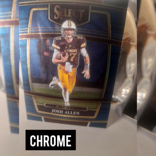 2022 Josh Allen Teal Blue Chrome Prizm by Select Wyoming