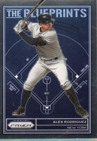 2023 Panini Prizm Alex Rodriguez Blueprints