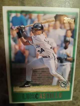 1996 TOPPS LUIS CASTILLO FLORIDA MARLINS BASEBALL CARD# 267