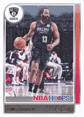 James Harden 2021-22 Panini NBA Hoops Winter Brooklyn Nets