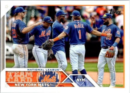 2023 Topps Series 1 Baseball Base #291 NEW YORK METS