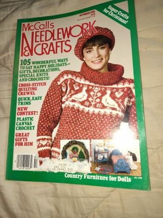 Vintage McCall's Needlework & Crafts Magazine (October 1985)