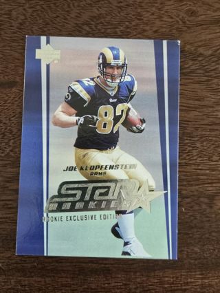 2006 Upper Deck Football trading card.