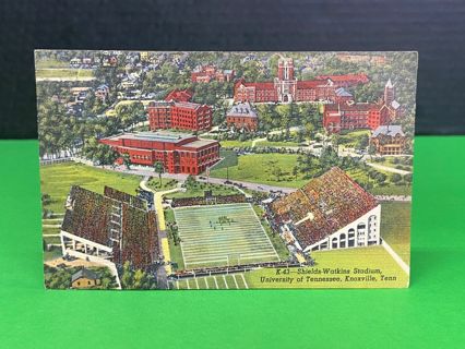 Unused 1930 U of Tenn. Stadium and Campus Post Card