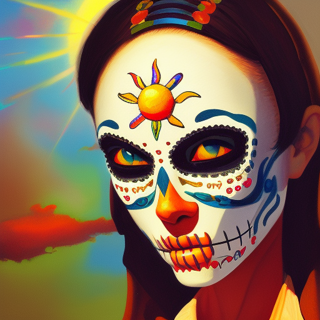 Listia Digital Collectible: Sugar Skull Sun