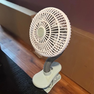 Mini Handy Fan Size Small Clip on or Stand