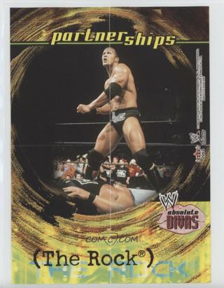 THE ROCK 2002 FLEER WWF/WWE ABSOLUTE DIVAS MINI POSTER INSERT