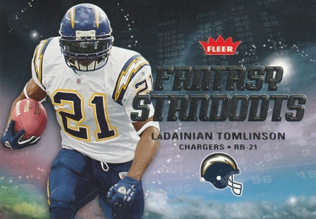 2006 Fleer Fantasy Standouts LaDainian Tomlinson San Diego Chargers #FS-LT