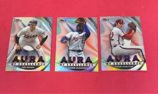 2022 Topps Finest Aura of Excellence baseball lot